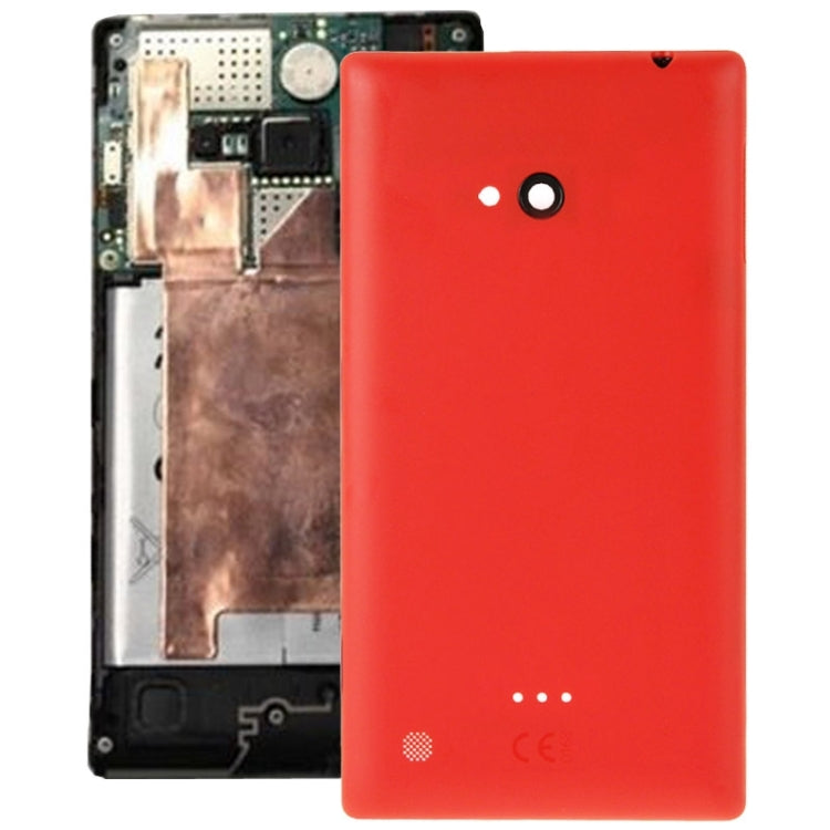 Red Frosted Surface Plastic Back Housing Cover for Nokia Lumia 720