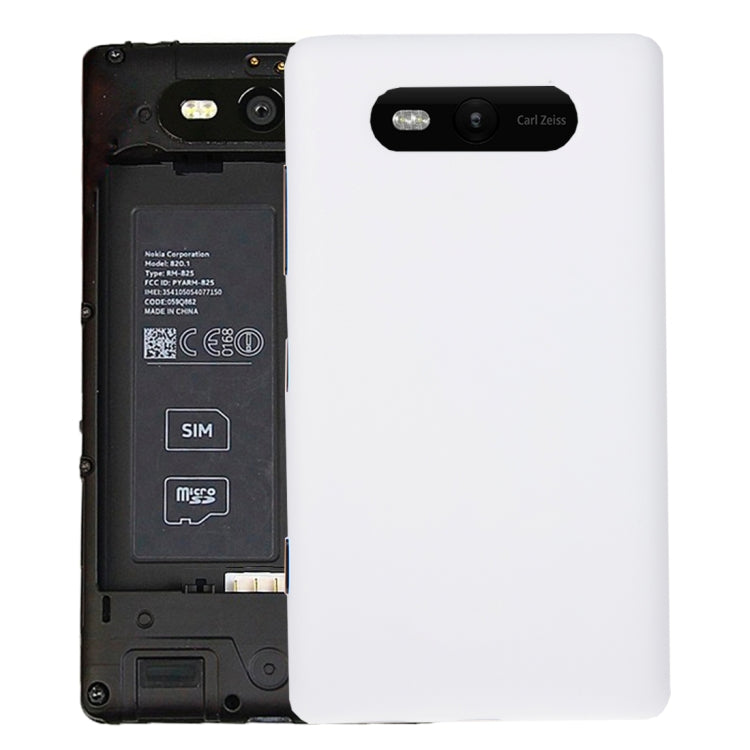 White NFC Replacement Back Cover for Nokia Lumia 820