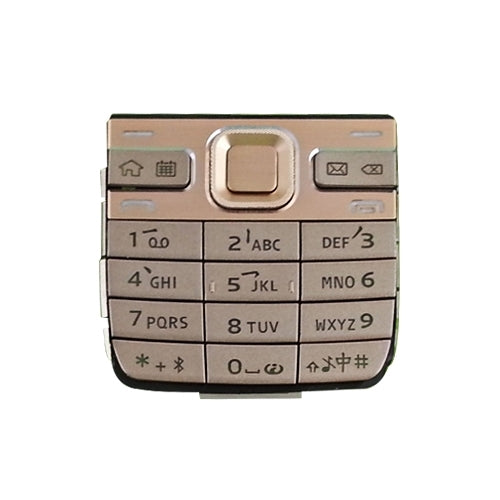 Gold Keypad Housing with Menu Buttons for Nokia E52 - Upgrade Your Phone's Aesthetic and Functionality