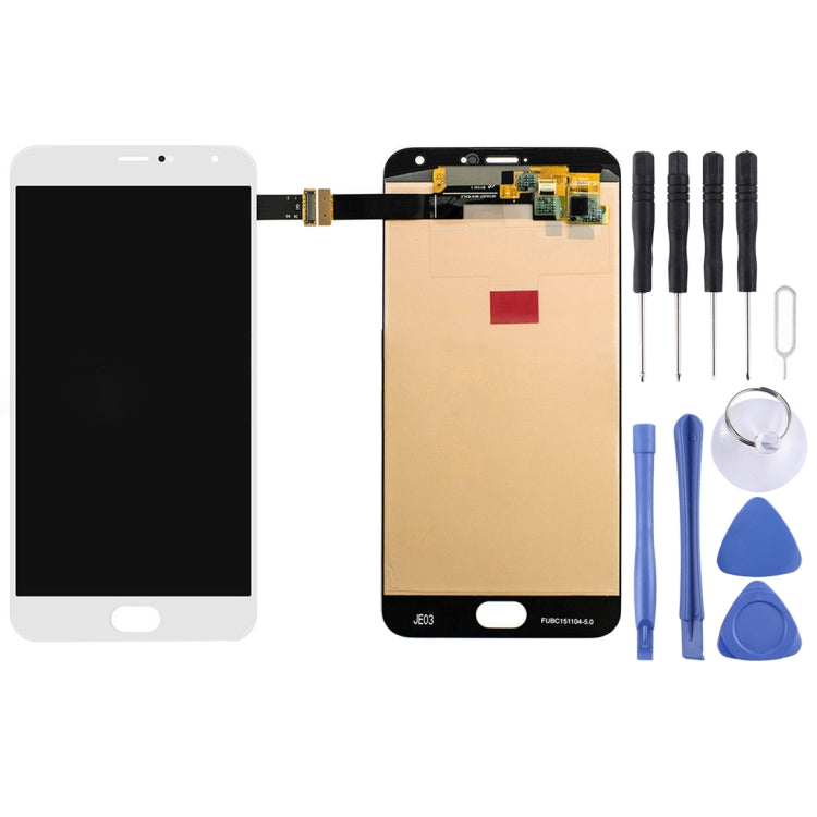 LCD Screen and Touch Panel Replacement for Meizu Pro 5 (White)
