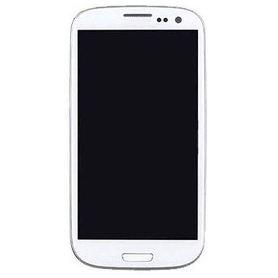 High-Quality Original LCD Screen and Digitizer Full Assembly with Frame for Samsung Galaxy SIII / i9300 (White)