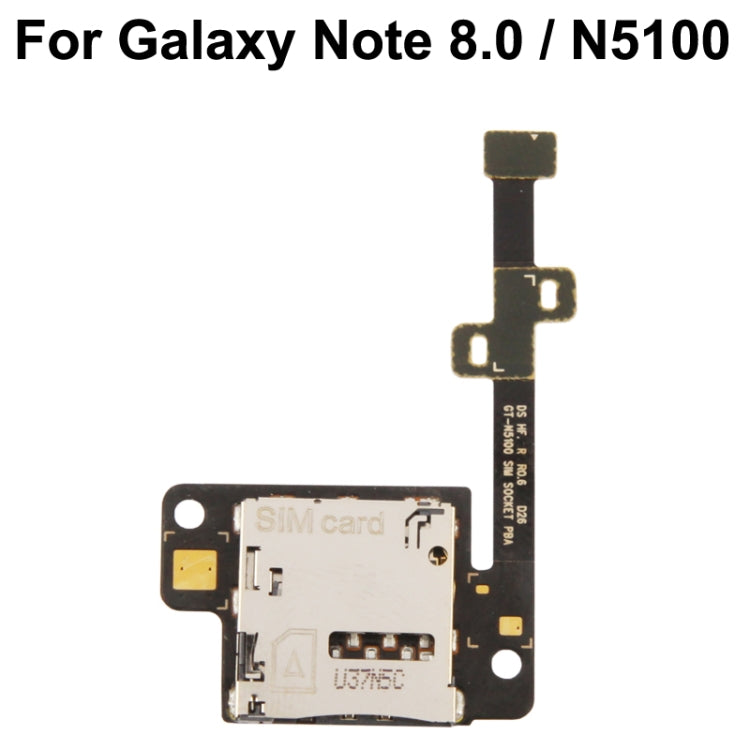 High-Quality Card Flex Cable for Galaxy Note 8.0 / N5100