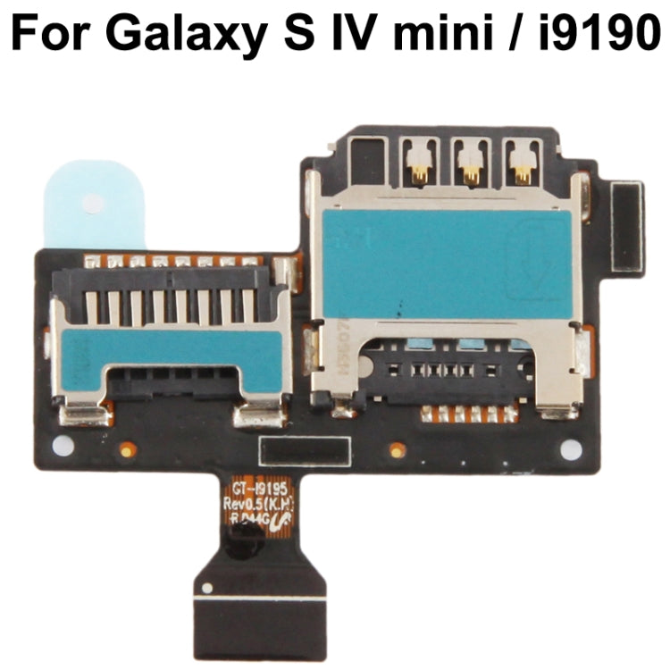 Card Flex Cable for Galaxy S IV mini / i9190 / i9195 - High-Quality Replacement