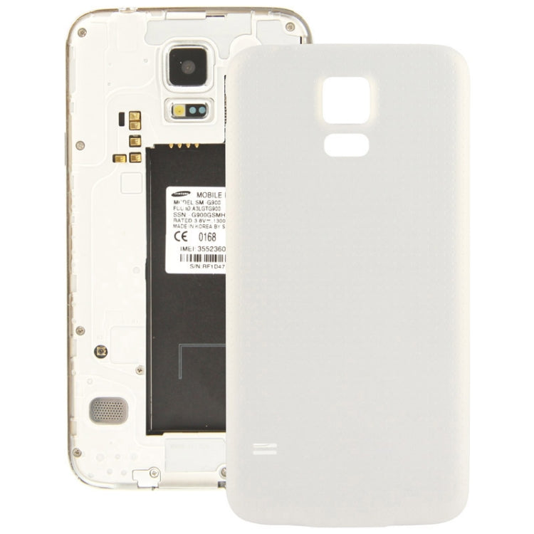 White High-Quality Back Cover for Galaxy S5/G900 with Full Protection