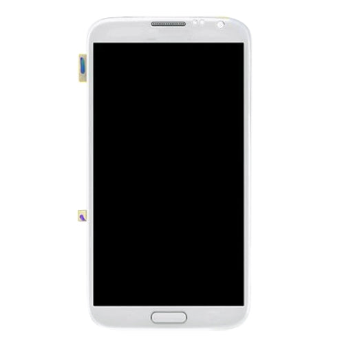 Replacement White LCD Screen with Touch Panel and Frame for Samsung Galaxy Note II / N7100