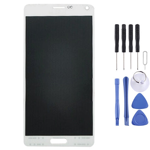 LCD Display + Touch Panel Replacement for Samsung Galaxy Note 4 Series - White