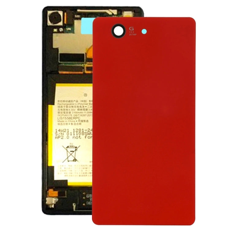 Red Original Battery Back Cover for Sony Xperia Z3 Compact / D5803