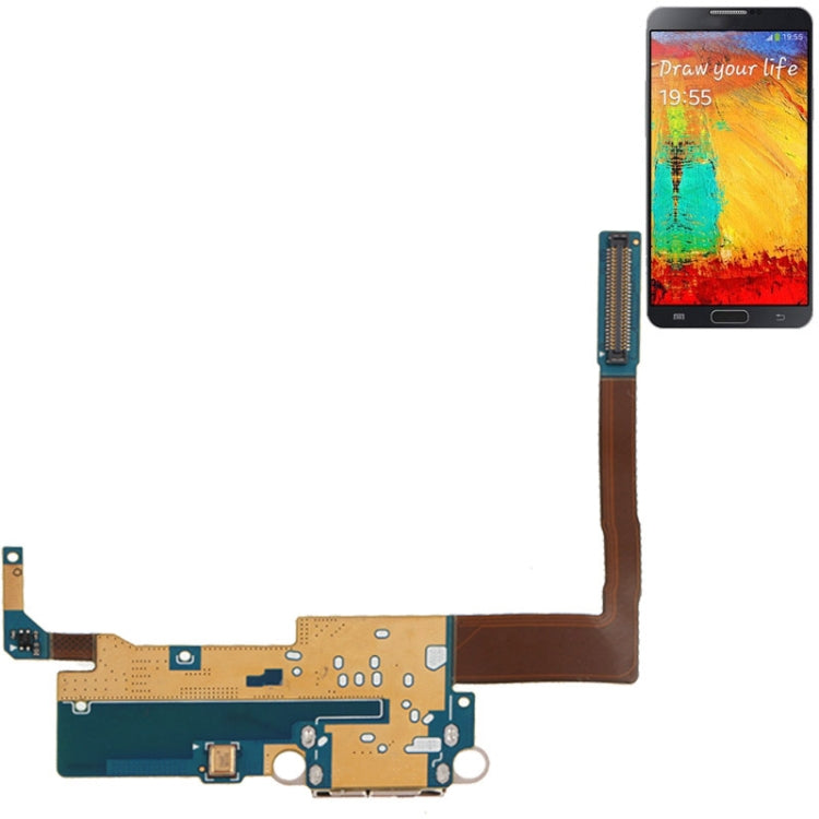Tail Plug Flex Cable for Galaxy Note III / N900 - Premium Quality Replacement Cable