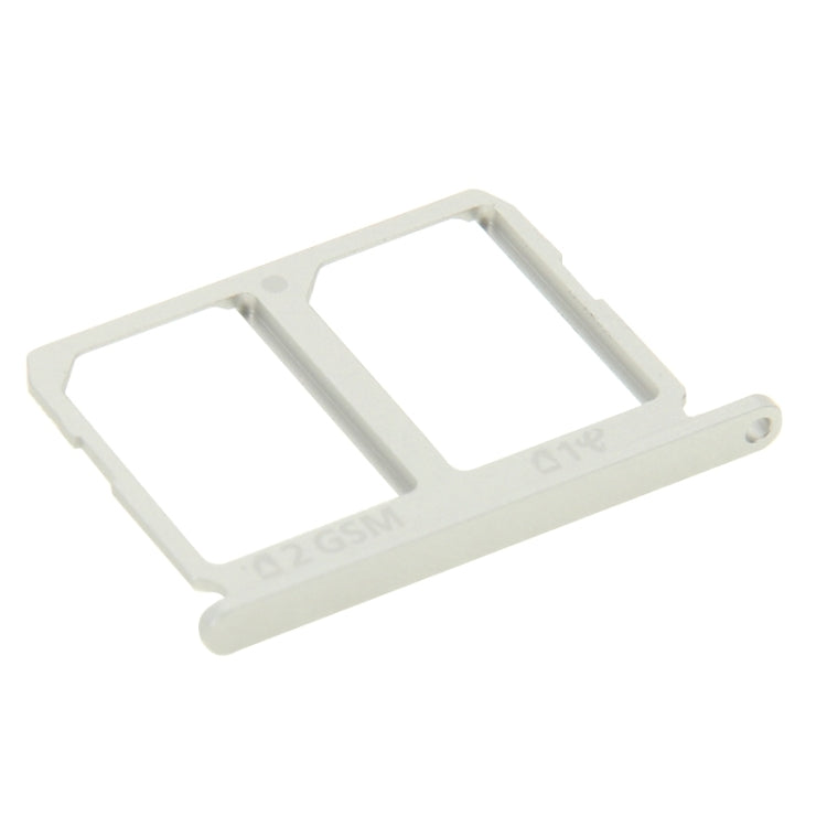 Dual SIM Card Tray Replacement for Samsung Galaxy S6 (Silver)
