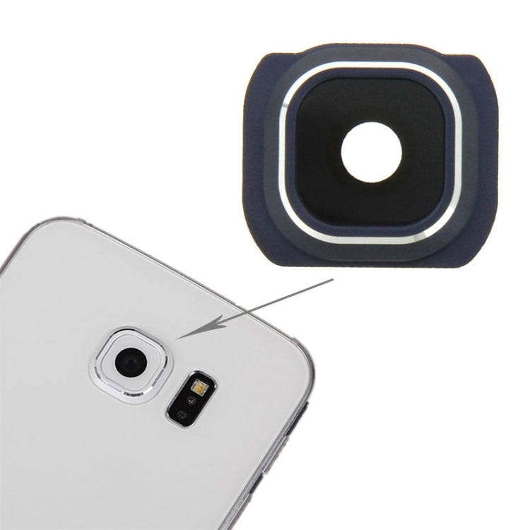 Back Camera Lens Cover Replacement for Samsung Galaxy S6 (Black)