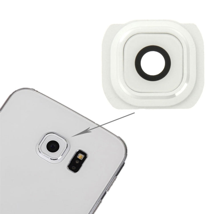 Upgrade your Galaxy S6 with High-Quality Back Camera Lens Cover (White)