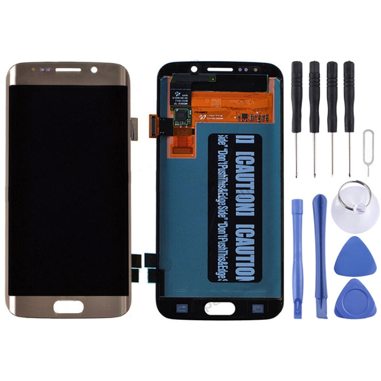 LCD Display + Touch Panel Replacement for Samsung Galaxy S6 Edge - Gold