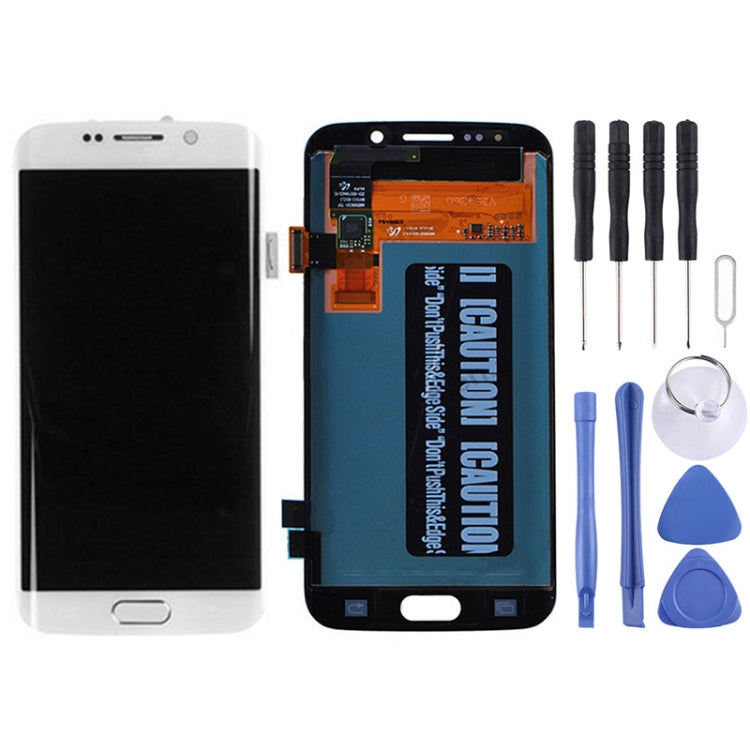 LCD Display + Touch Panel Replacement for Samsung Galaxy S6 Edge/G925 (White)