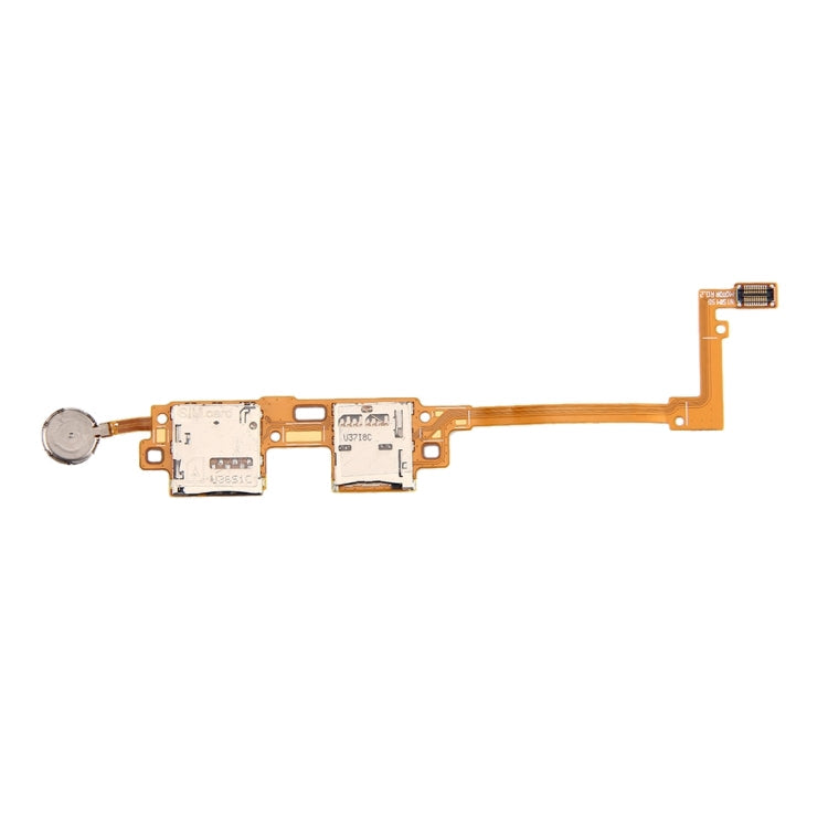 SIM & SD Card Reader Contact Flex Cable for Galaxy Note 10.1 (2014 Edition) / P600 / P605