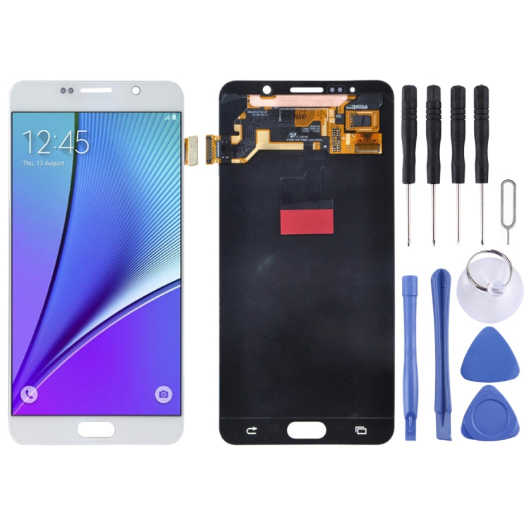 Original Title: 5.7 inch Original LCD Screen and Digitizer Full Assembly for Galaxy Note 5 / N9200, N920I, N920G, N920G/DS, N920T, N920A(White)

Revised Title: High-Quality Replacement LCD Screen and Digitizer Assembly for Samsung Galaxy Note 5 (White)