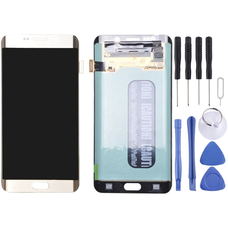 Gold Original LCD Display + Touch Panel for Galaxy S6 edge+ / G928, G928F, G928G, G928T, G928A, G928I