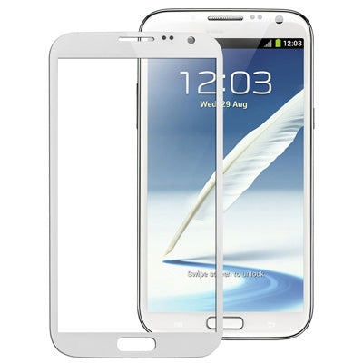 Replacement White Front Glass Lens for Samsung Galaxy Note II / N7100