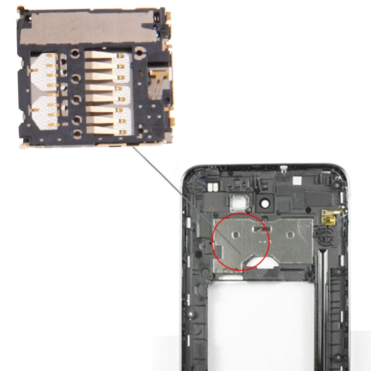 High-Quality Replacement SIM Card Slot and Connector for Galaxy Note i9220