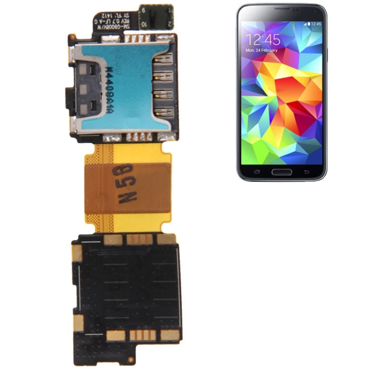 Top-Quality SIM Card Socket Flex Cable for Galaxy S5 / G900