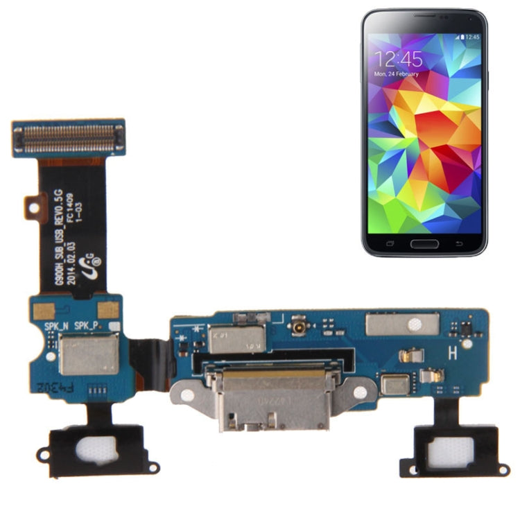 Galaxy S5 / G900H Tail Plug Flex Cable with High-Quality Replacement