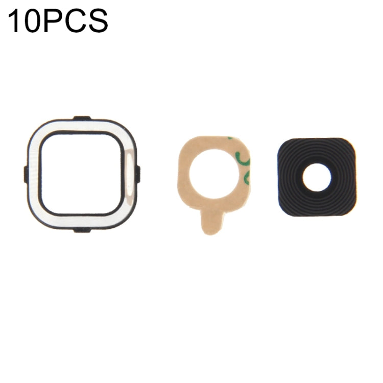 10-Piece Black Camera Lens Covers for Samsung Galaxy A7 / A700