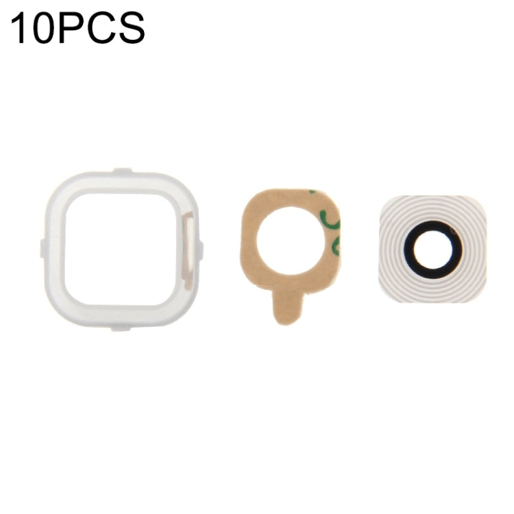 10-Pack White Camera Lens Covers for Samsung Galaxy A7 / A700