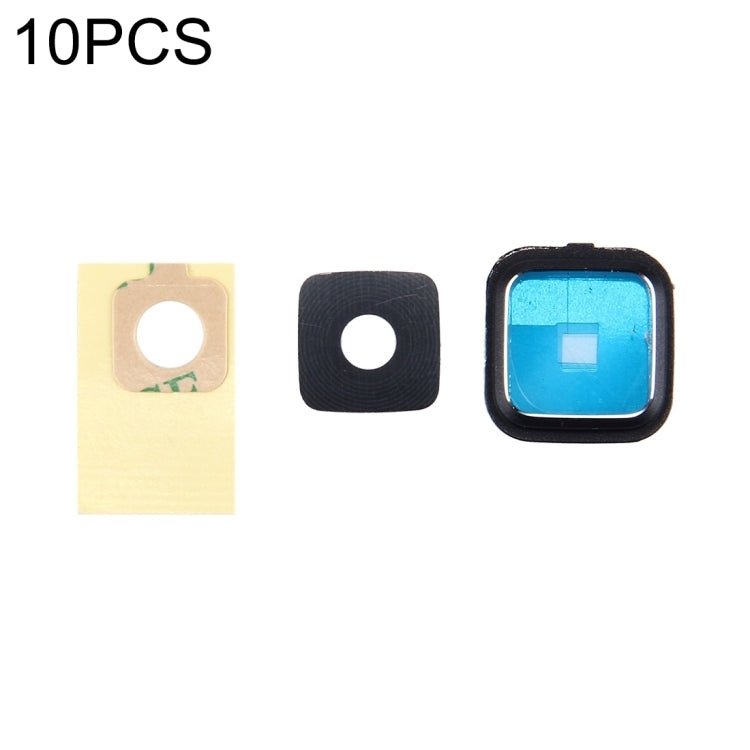 10-Piece Black Camera Lens Cover for Samsung Galaxy Note Edge / N915