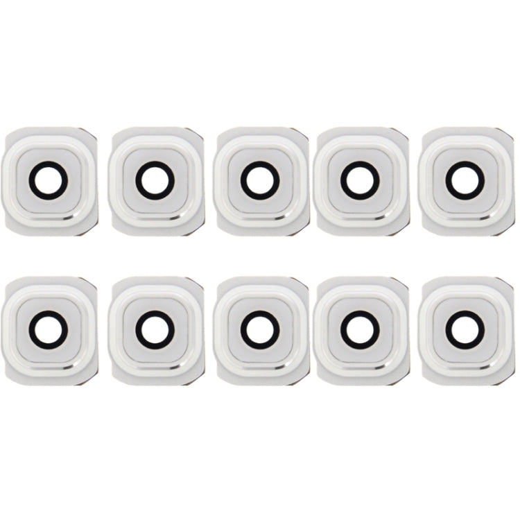 Camera Lens Cover Set for Samsung Galaxy S6 (White) - Pack of 10