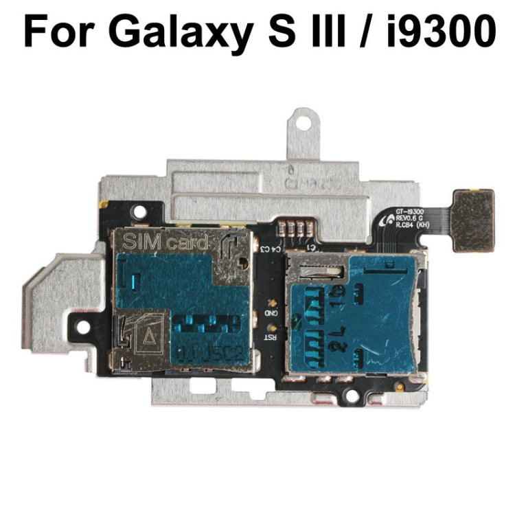 Replacement Original Card Socket Flex Cable for Galaxy S III / i9300