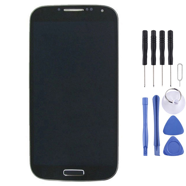 Replacement LCD Screen with Touch Panel and Frame for Galaxy S4 / i9505 (Black)