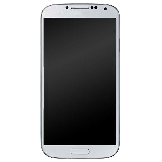 High-Quality LCD Display + Touch Panel with Frame for Galaxy S4 / i9505 (White)