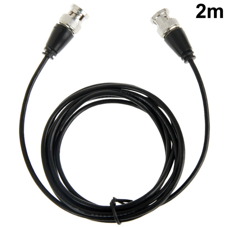 BNC Male to BNC Male Surveillance Camera Cable, 2m Length (Black)
