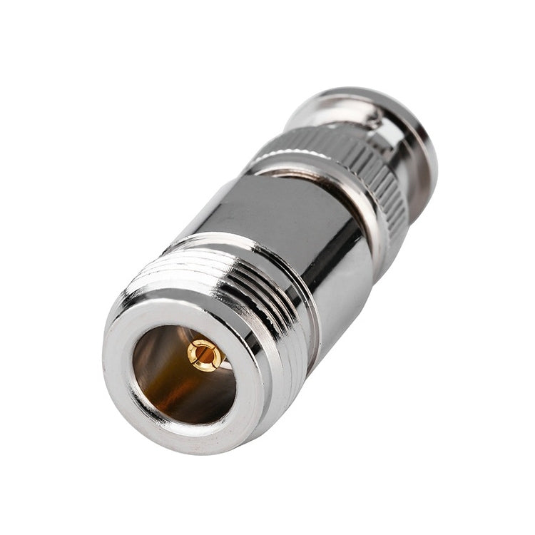 Nickel Plated BNC Plug to UHF Jack Connector