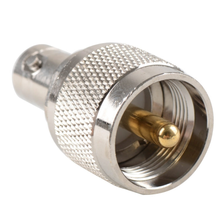 UHF Male to BNC Female Nickel Plated Connector Adapter