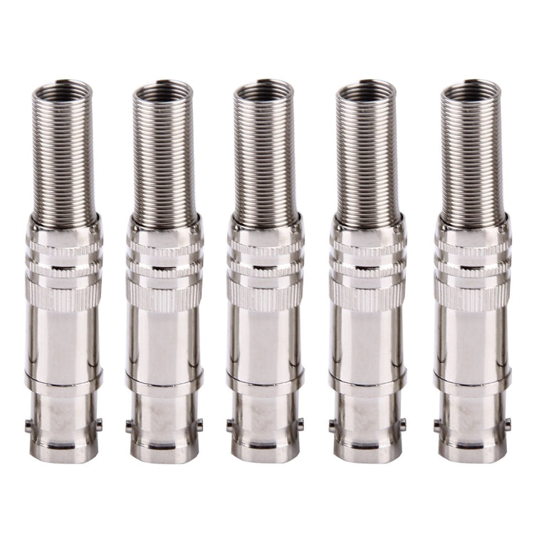 5 Pack Straight Female BNC Connectors for DVR / Cable