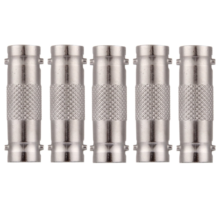 5-Piece BNC Female to BNC Female Metal Connector Adapter