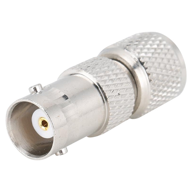 BNC to Mini UHF RF Coaxial Adapter with Female BNC and Male Mini UHF