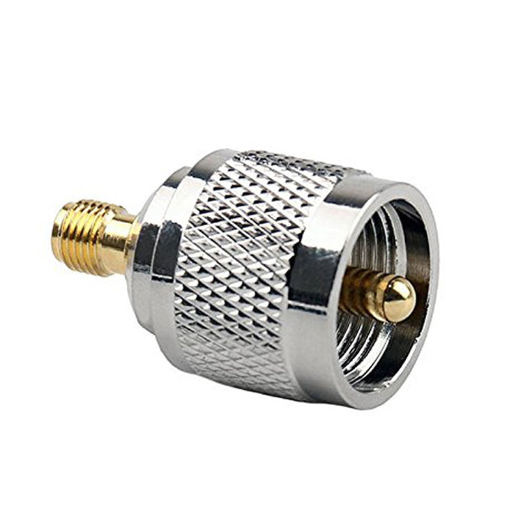 UHF Male to SMA Female Coaxial Adapter