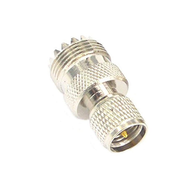RF Coaxial Adapter Mini UHF Male to UHF Female Connector