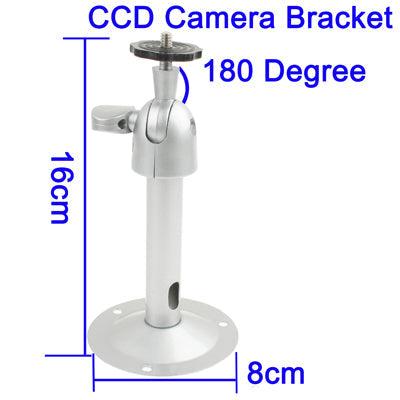 Adjustable Metal Mounting Bracket for CCD CCTV Camera (Silver)
