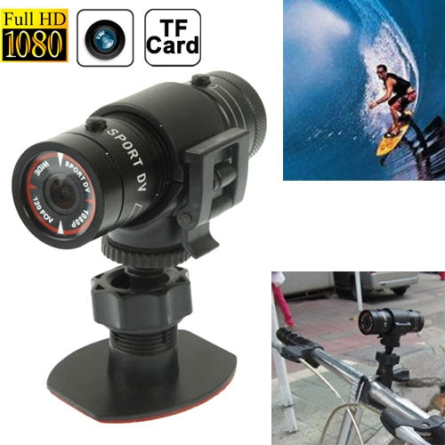 F9 Full HD 1080P Action Helmet Camera with Waterproof and Vibration Alerts