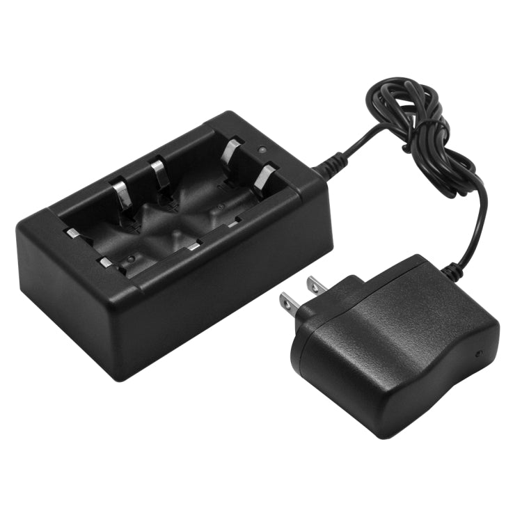 Battery Charger for 16340 / CR123A / 18650 / 17670 with 5.5V/450mA Output and US Plug (Black)