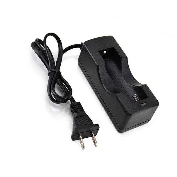 18650 Smart Battery Charger - US Plug (Black)