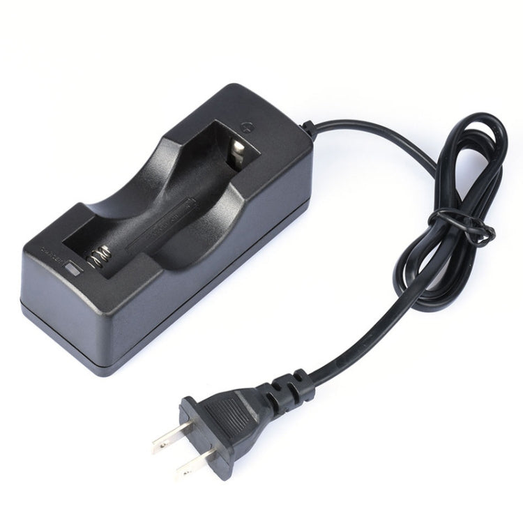 18650 Smart Battery Charger - US Plug (Black)