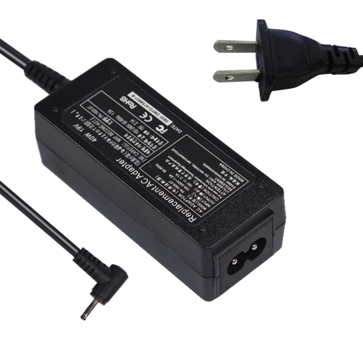 19V 2.1A 40W Charger for Asus N17908 / V85 / R33030 / EXA0901 / XH Laptops (US Plug)