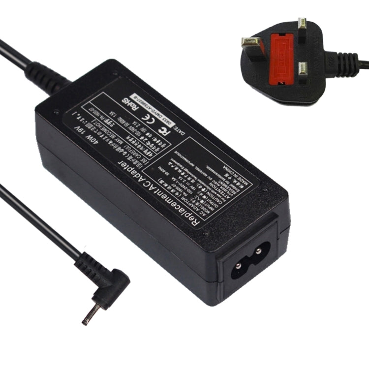 Power Supply Adapter Charger for Asus 19V 2.1A 40W 2.5x0.7mm Laptop (UK Plug)