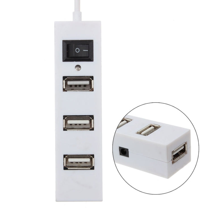4-Port USB 2.0 Hub with Individual Over-Current Protection and LED Indicator