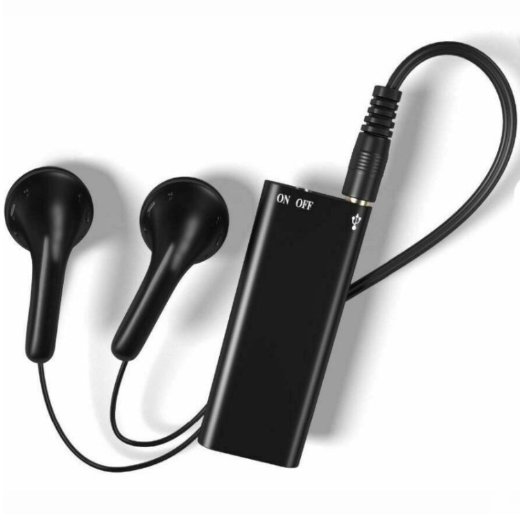 3 in 1 Mini Voice Recorder, 8GB Flash Drive, and MP3 Player in Black