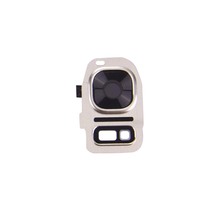 10-Piece Gold Rear Camera Lens Cover + Flashlight Bracket for Samsung Galaxy S7 / G930