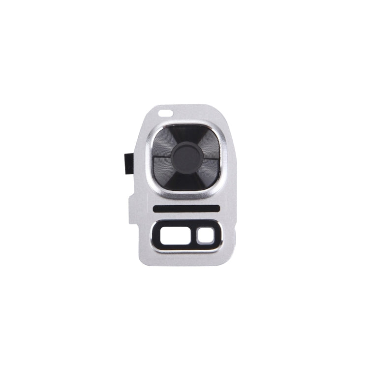 10 Piece Rear Camera Lens Cover + Flashlight Bracket for Galaxy S7 / G930 (Silver)